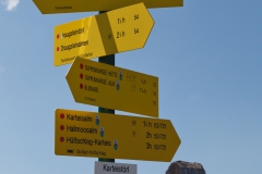 Wanderung zum Tappenkarsee und zur Draugsteinalm über den Gipfelgrat (Karteistörl bis Draugsteintörl in 2145m).
