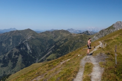 Wanderung zum Tappenkarsee und zur Draugsteinalm über den Gipfelgrat (Karteistörl bis Draugsteintörl in 2145m).