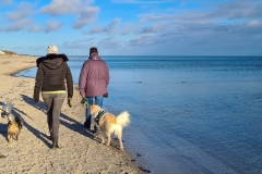 Spaziergang an der Ostsee bei Grömitz