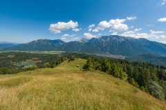 Ausblick vom Kranzberg bei Mittenwald