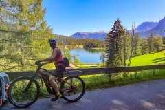 Blick auf den Lautersee bei Mittenwald