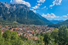 Blick auf Mittenwald