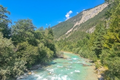 Schöne Isar bei Mittenwald