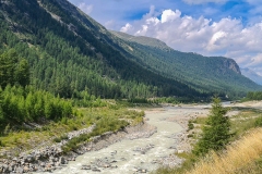 Gebirgsbach des Morteratsch-Gletschers