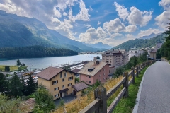 Blick auf den St. Moritzer See