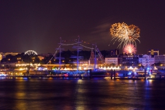 DOM-Feuerwerk & Hamburger Hafen