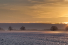 Sonnenuntergang in Borstorf