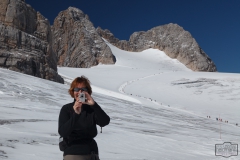 Wanderung auf dem Dachsteingletscher