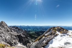 Alpenblick vom Dachsteingletscher