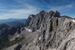 Blick vom Dachstein in die Bergwelt