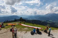 Paragliding auf der Bischlingshöhe