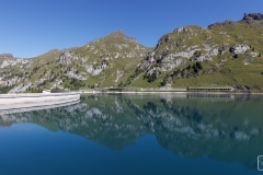 Stausee am Marmolada