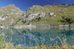 Stausee am Marmolada