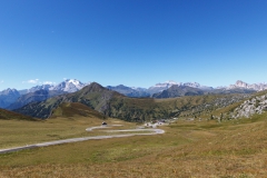 Blick auf den Pass Giau