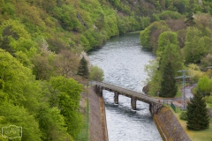 Landschaft an der Edertalsperre