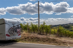 Auf dem Weg nach San Gimignano (Toskana)