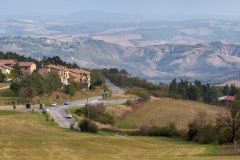 Gegend & Stellplatz bei Radifocani (Süd-Toskana)