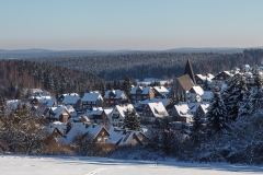 Winterlandschaft bei Braunlage im Harz