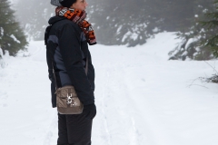 Xenia beim Winterwandern im Harz