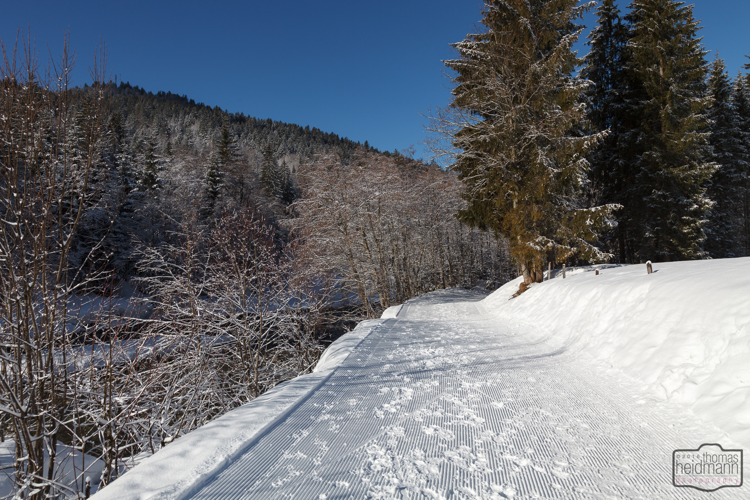 Winterwanderweg in Balderschwang