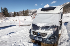 Mr. Happy im Schnee in Balderschwang