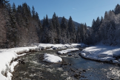 Winterlandschaft in Balderschwang im Allgäu