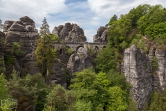 Die "Bastei" im Elbsandsteingebirge