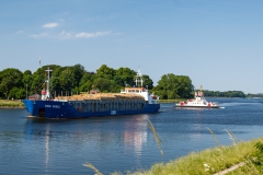 Nord-Ostsee-Kanal (NOK) bei Schacht-Audorf