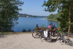 Radtour um den Brombachsee