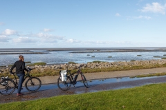 Radtour an der Nordsee zum Eidersperrwerk