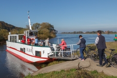 Personenfähre über die Elbe bei Hitzacker