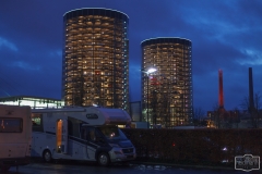 Stellplatz in der Autostadt Wolfsburg