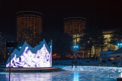 Eislauffläche Weihnachtsmarkt Autostadt