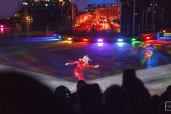 Eisrevue auf dem Weihnachtsmarkt der Autostadt