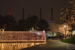 Weihnachtliche Deko in der Autostadt