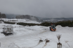 Wohnmobilstellplatz Winterberg OT Neuastenberg im Winter