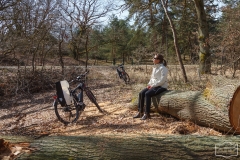 Radtour an der Elbe bei Wittenberge