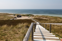 Ausblick bei der Weststrandhalle auf Sylt