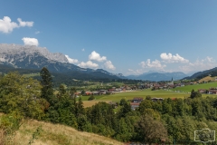 Radtour zum Bergdoktor in Söll, Ellmau und Going - Blick auf Ellmau