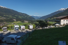 Stellplatz Friedburg - Blick ins Tal