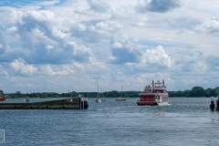 Impressionen aus Maasholm - Raddampfer aus Kappeln