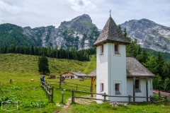 Wanderung zum Grünstein und zur Kuhrointalm - Kapelle bei der Kuhrointalm