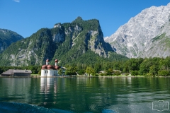 Bootsfahrt auf dem Königssee - Bartholomäuskirche