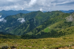 Gratwanderung - Blick zu den Draugsteinalmen