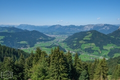 Wanderung auf die Hohe Salve - Blick ins Tal