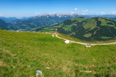 Wanderung auf die Hohe Salve - Blick ins Tal