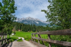 Radtour durchs Bergdoktorland - Blick auf den Wilden Kaiser