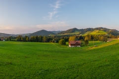 Ausblick vom Stellplatz in Oberstaufen OT Steibis