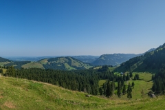 Wanderung auf dem Grat der Nagelfluhkette - Panoramablick