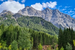 Zugspitze von Ehrwald aus gesehen